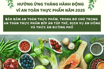 TRƯỜNG MẦM NON LIÊN SƠN HƯỞNG ỨNG THÁNG HÀNH ĐỘNG VÌ AN TOÀN THỰC PHẨM