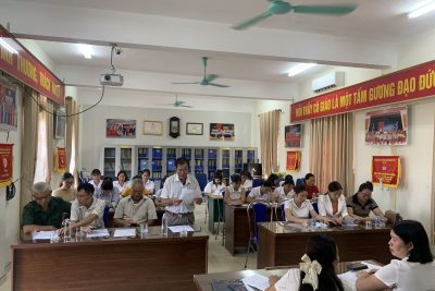 Trường mầm non Liên Sơn tổ chức hội nghị Ban đại diện cha mẹ trẻ nhà trường đầu năm học 2025-2026