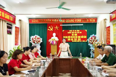 🌿🤝 TRƯỜNG MẦM NON LIÊN SƠN TỔ CHỨC HỘI NGHỊ BAN ĐẠI DIỆN CHA MẸ TRẺ CUỐI NĂM HỌC 2025 – 2026 🤝🌿