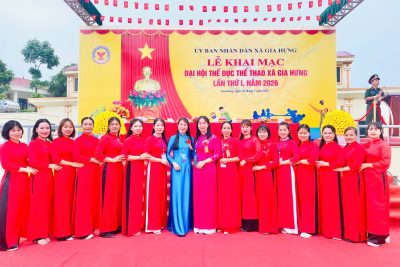 TRƯỜNG MẦM NON LIÊN SƠN THAM DỰ ĐẠI HỘI THỂ DỤC THỂ THAO XÃ GIA HƯNG LẦN THỨ NHẤT NĂM 2026